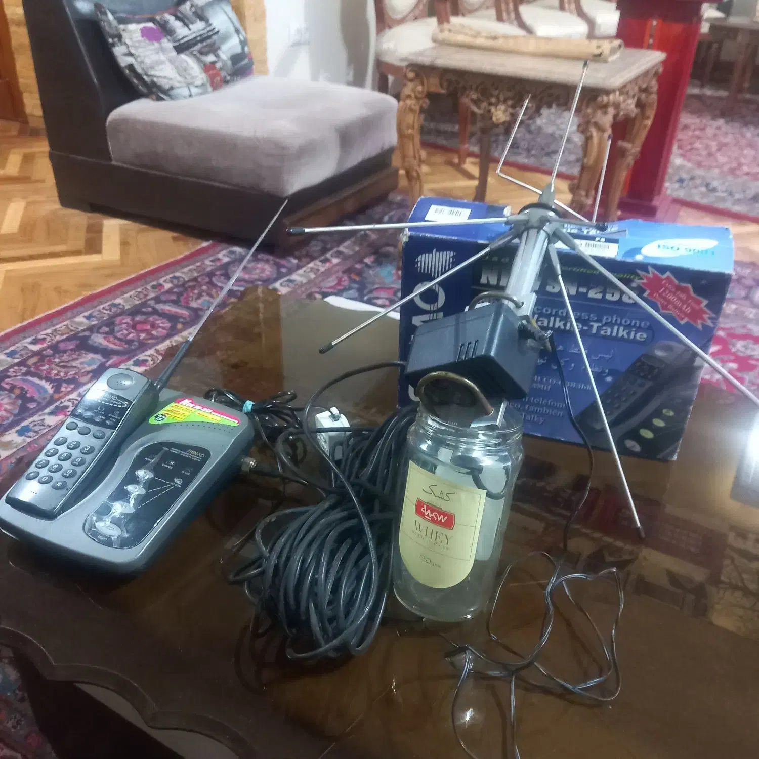 فروش تلفن بیسیم ۲خطه سنا. ئو 258 . su|تلفن رومیزی|آبسرد, |دیوار