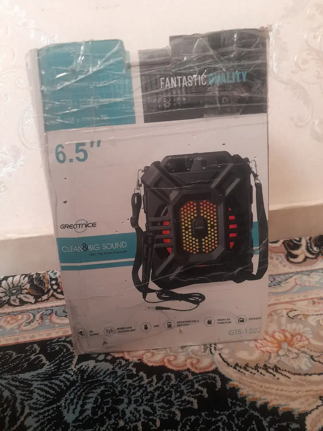 اسپیکر ۶.۵ اینچی قوی با میکروفن|سیستم صوتی خانگی|الشتر, |دیوار