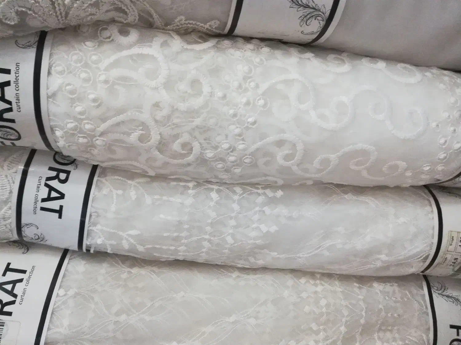 پارچه پرده ای متری پا چه|پرده، رانر، رومیزی|قائم‌شهر, |دیوار