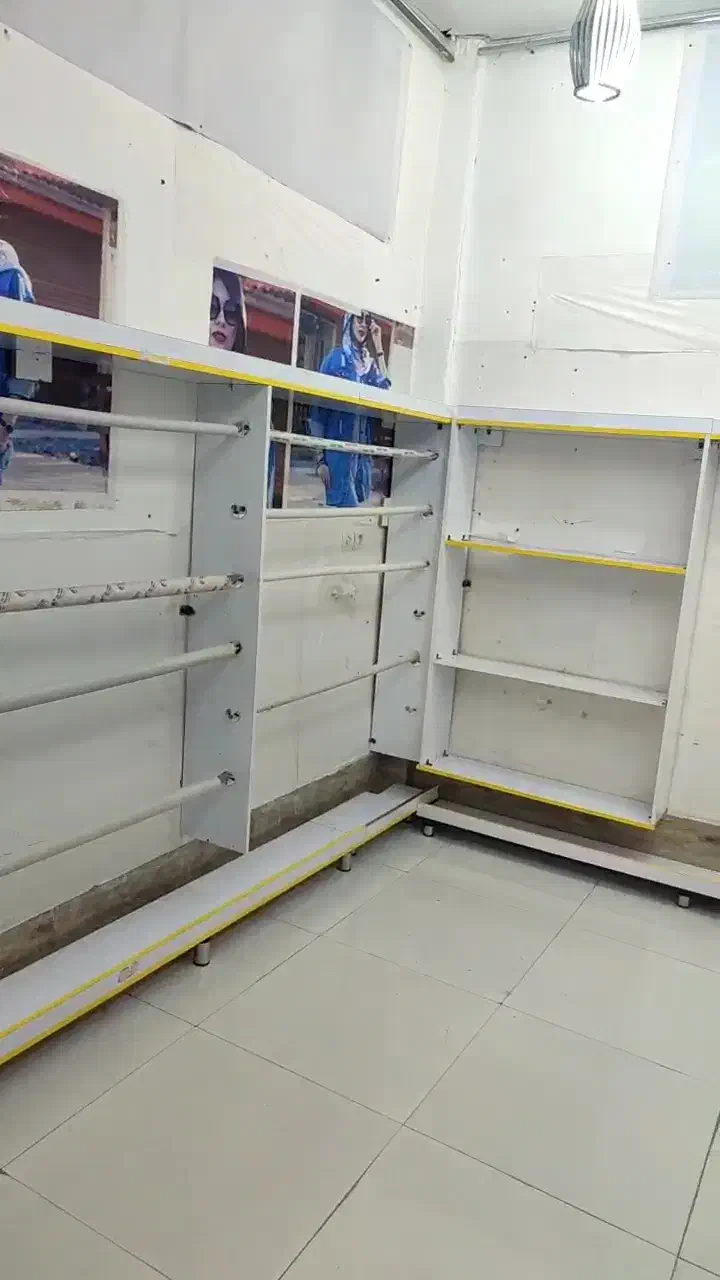 قفسه‌ی مغازه|کتابخانه، شلف، قفسه‌های دیواری|جوانرود, |دیوار