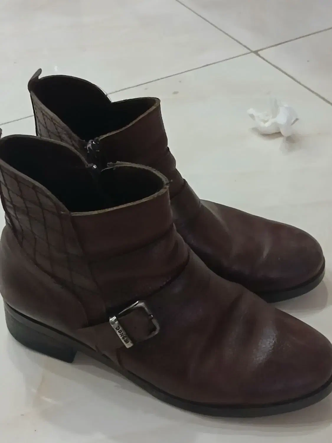 بوت چرم مشهد سایز ۴۰|کیف، کفش، کمربند|رباطکریم, رباطکریم|دیوار