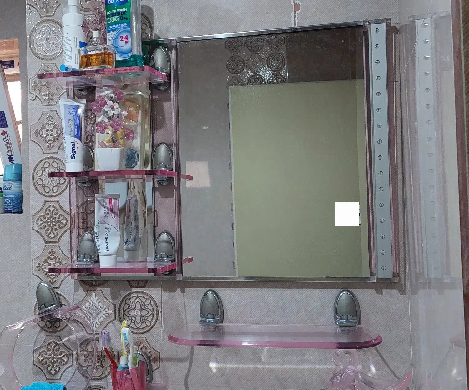 آیینه سرویس بهداشتی همراه با روشویی|لوازم سرویس بهداشتی|کرج, گوهردشت|دیوار