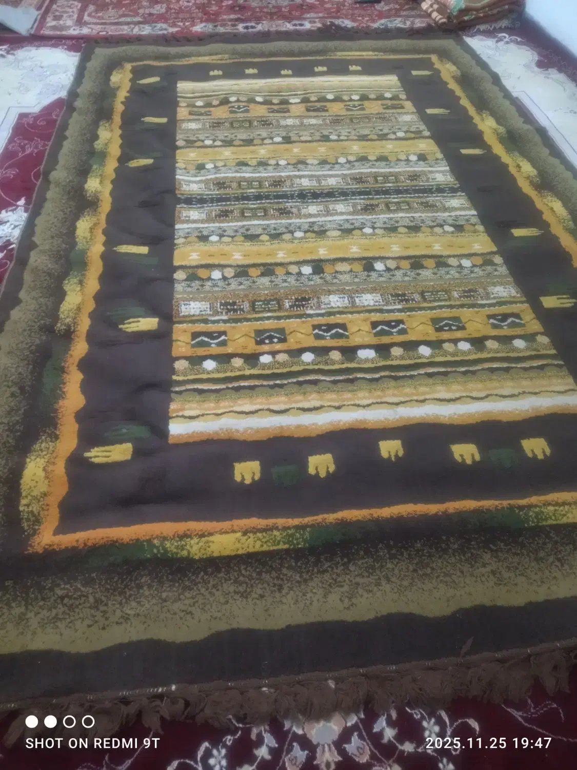 گلیم فرش|گلیم، جاجیم، گبه|همدان, |دیوار