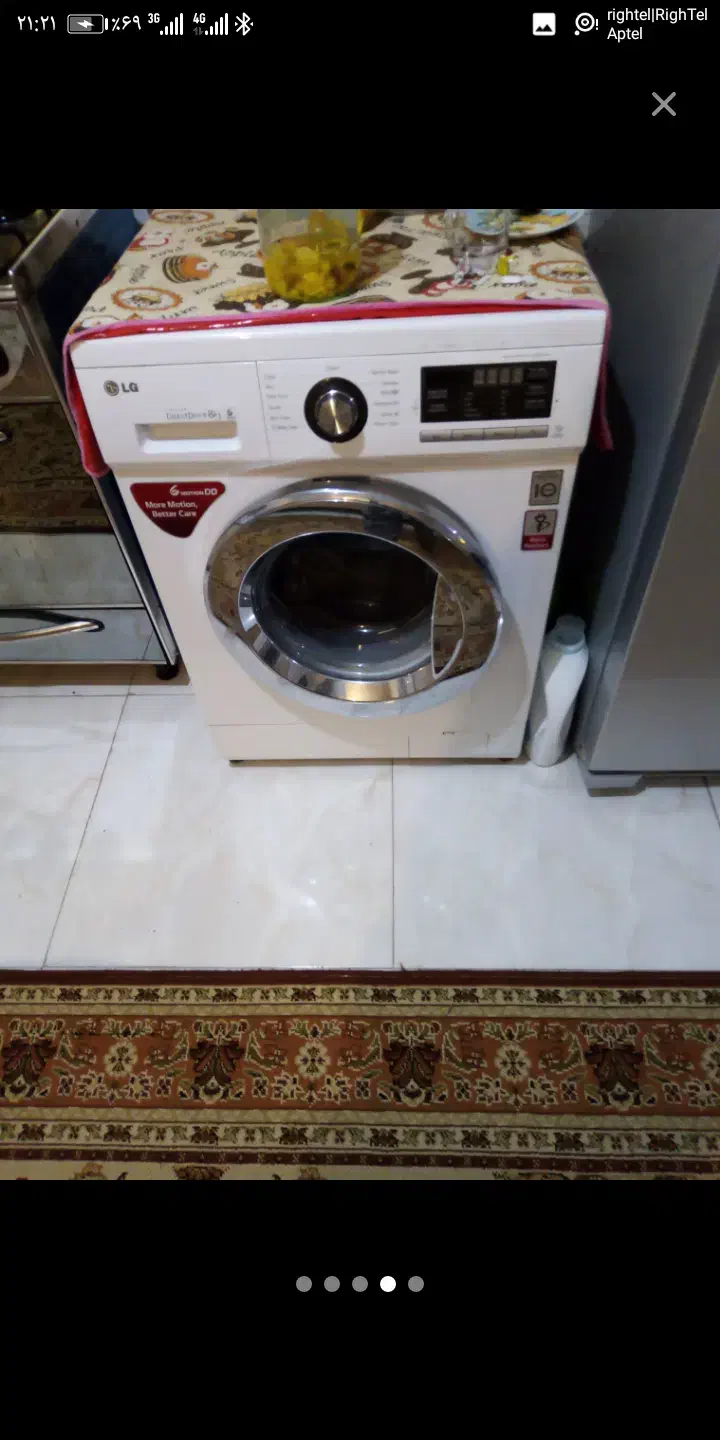 لباسشویی8کیلویی ال‌جی LG|ماشین لباسشویی و خشک‌کن لباس|شاهین‌شهر, فیض|دیوار