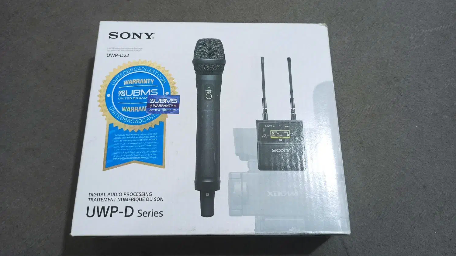 میکروفن سونی بیسیم کاملاً نو و دست نخورده|صوتی و تصویری|ساری, |دیوار