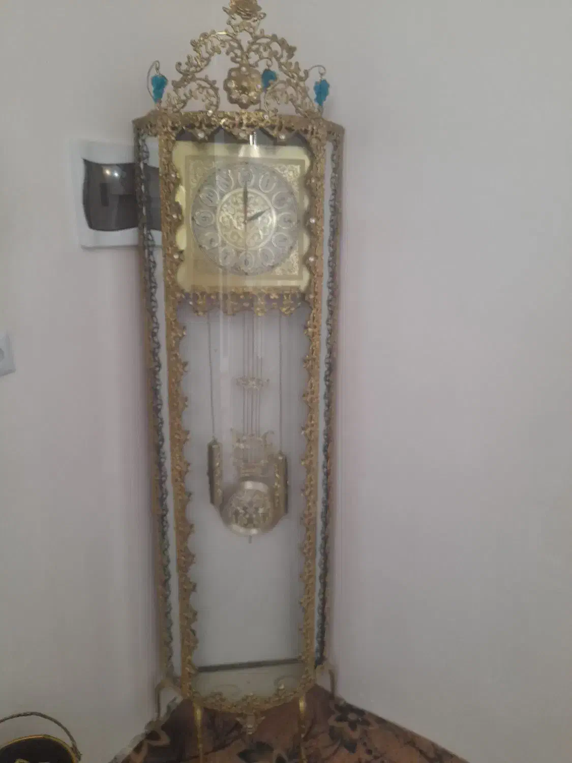 ساعت ایستاده برنزی اصل|ساعت دیواری و تزئینی|اهر, |دیوار