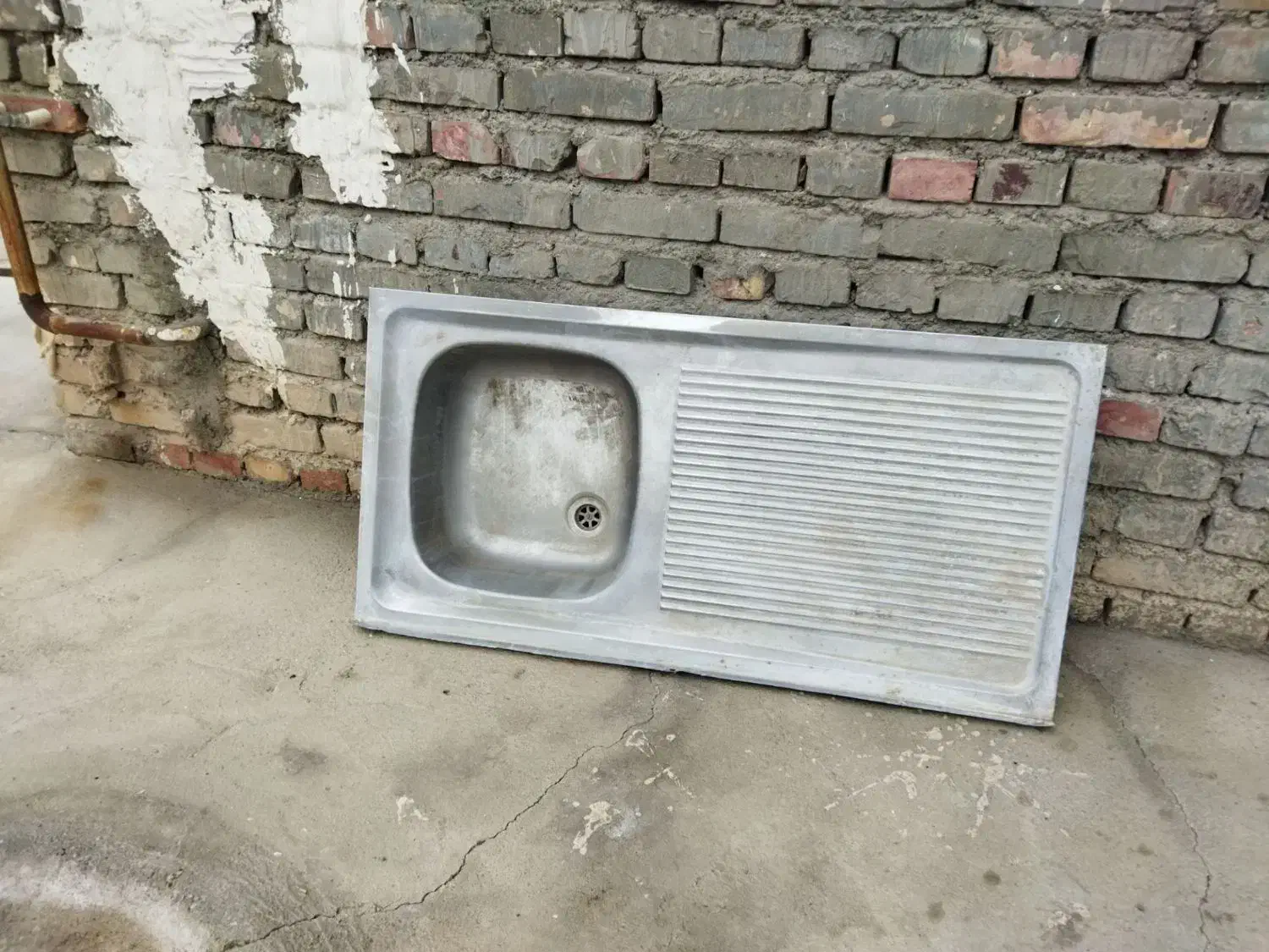 سینک ظرفشویی|آب‌چکان و نظم‌دهنده ظروف|خوی, |دیوار