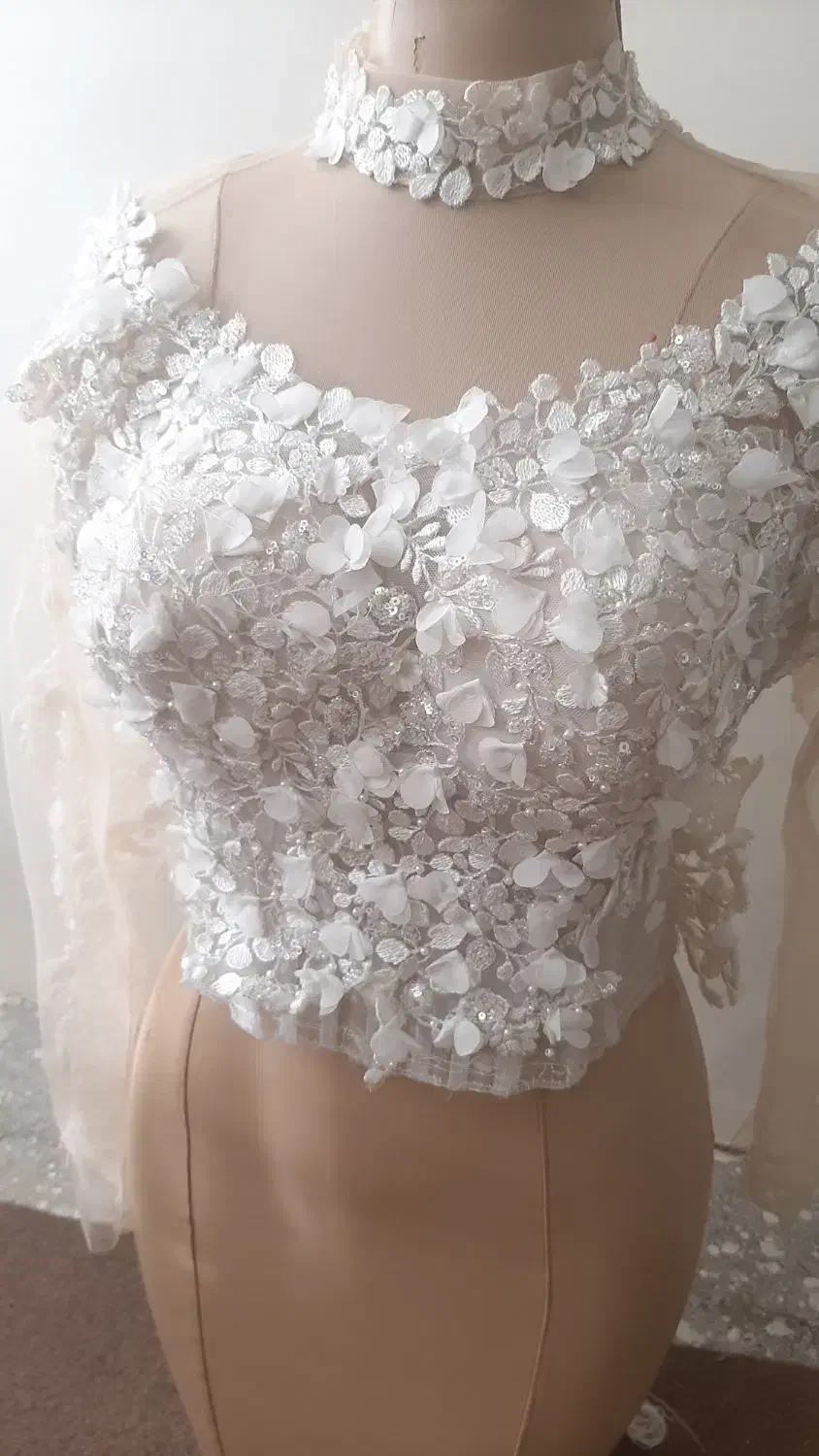 فروش تعدادی بالاتنه لباس عروس ساده و گیپور دوزی|لباس|تهران, تهرانپارس جنوبی|دیوار