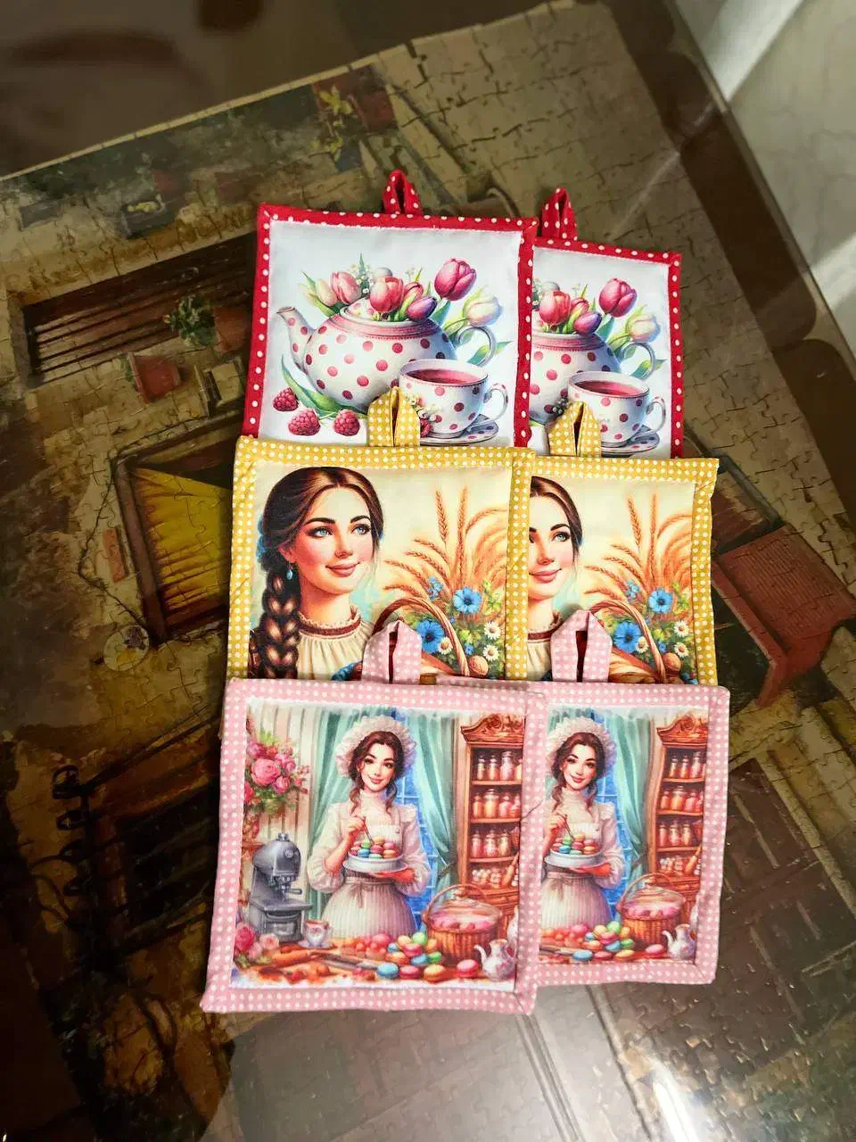 سرویس اشپزخانه|سفره، حوله، دستمال آشپزخانه|اراک, |دیوار