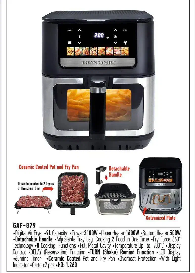 سرخ کن گوسونیک کد ۸۷۹ به قیمت عمده|اجاق گاز و لوازم برقی پخت‌وپز|آمل, |دیوار