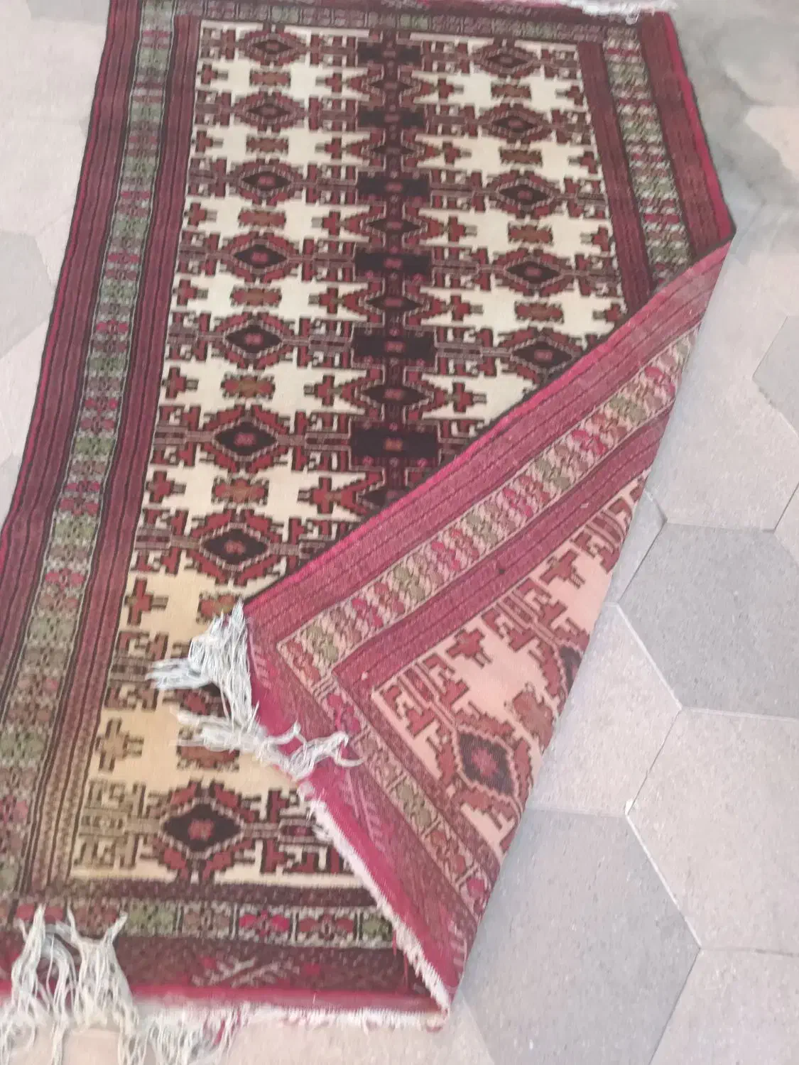 قالیچه عتیقه|فرش|شیراز, تاچارا|دیوار