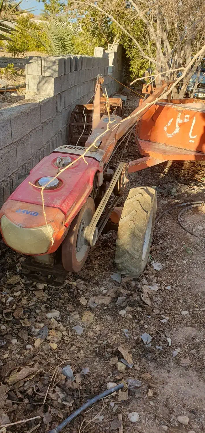 تیلر باغی ۱۲ اسب با لوازم کامل|ماشینآلات صنعتی|شیراز, ارم|دیوار