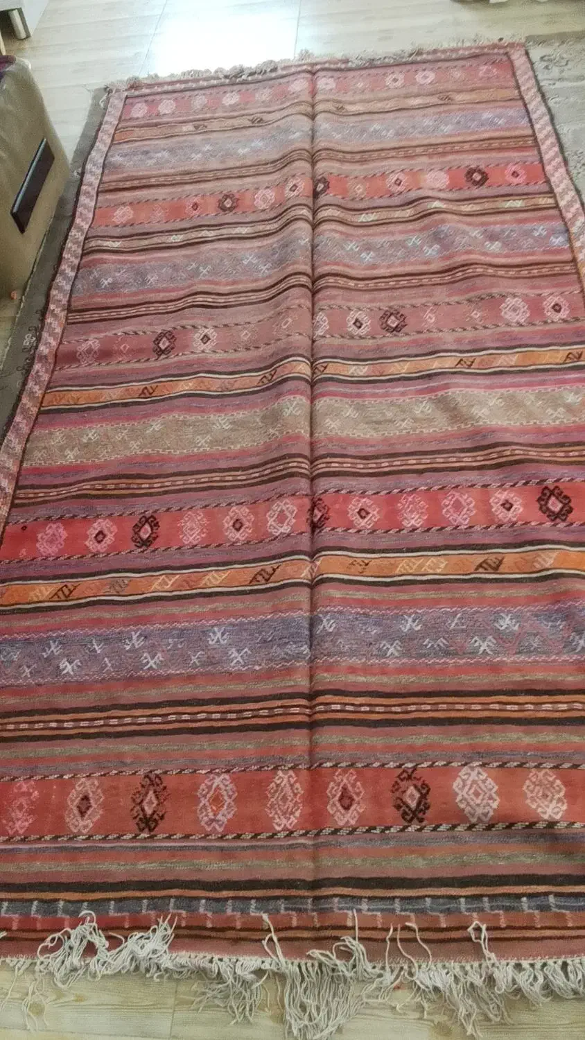 قالیچه دست باف پشمی|گلیم، جاجیم، گبه|مشهد, سیس‌آباد|دیوار