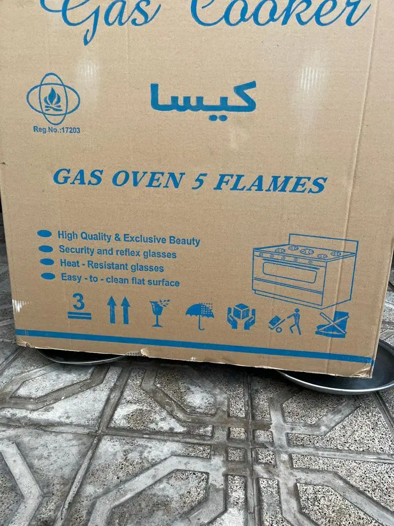 گاز پنج شعله کیسا طرح فر|اجاق گاز و لوازم برقی پختوپز|قره ضیاالدین, |دیوار