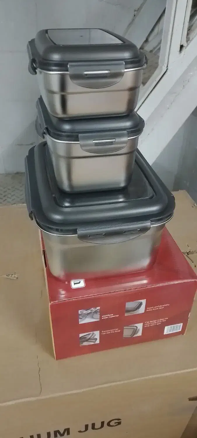 ظروف غذای استیل کوچک و بزرگ|ظروف نگهدارنده، پلاستیکی، یکبارمصرف|مرند, |دیوار