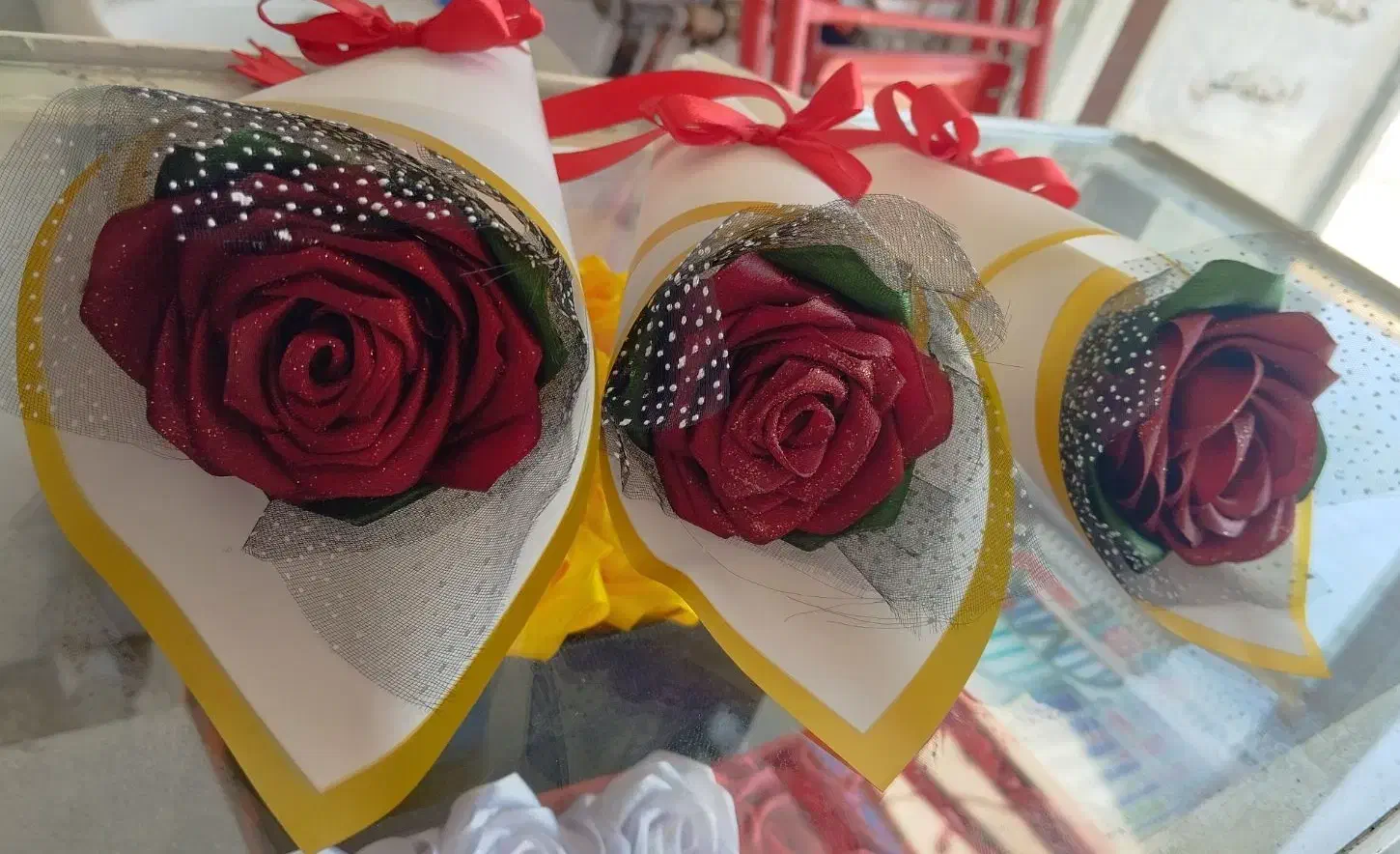 فروش گل روبانی|گل مصنوعی|فسا, |دیوار