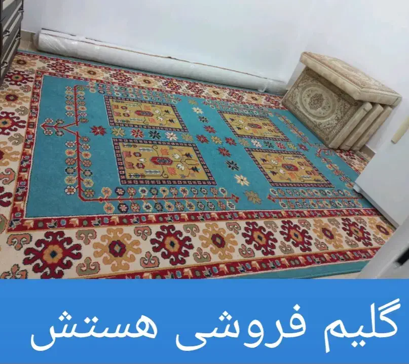 گلیم ۹متری تمیز سالم در حد نو فروشی|گلیم، جاجیم، گبه|دره شهر, |دیوار