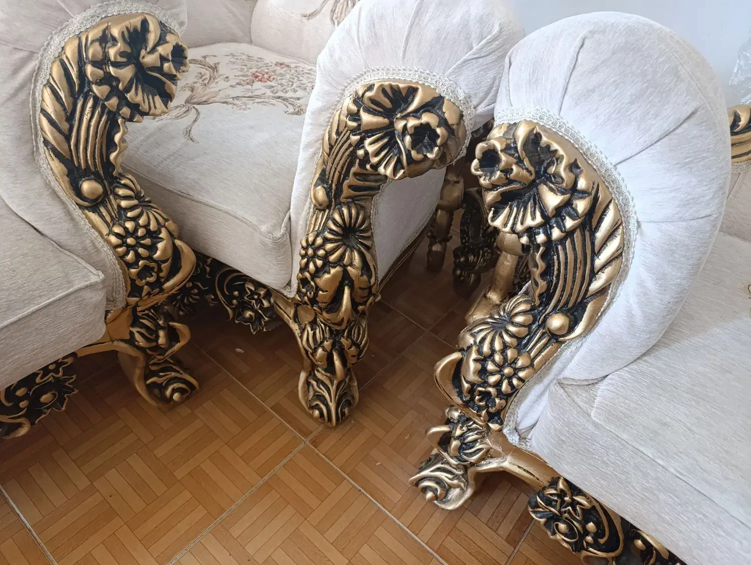 مبل سلطنتی تمام راش|مبلمان خانگی و میز عسلی|خوی, |دیوار