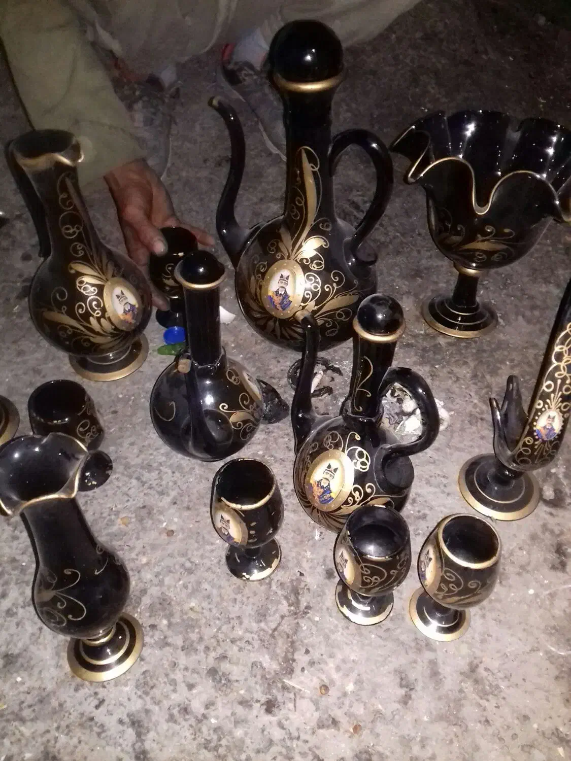 ۱۳عدد شییششه خاارجی|صنایع دستی و سایر لوازم تزئینی|ایلام, |دیوار