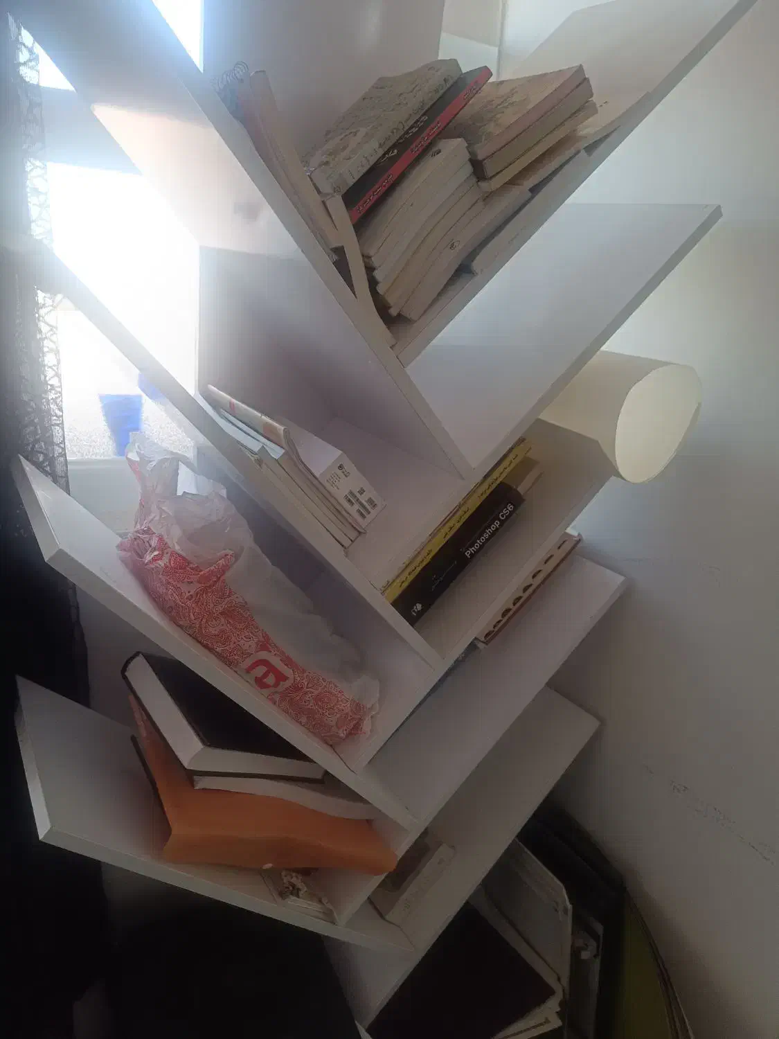 کتابخانه فانتزی|کتابخانه، شلف، قفسه‌های دیواری|قم, باجک دو|دیوار