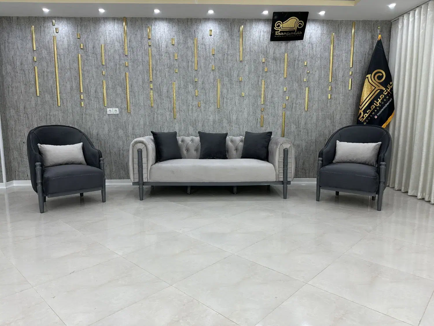 مبل نئو کلاسیک وینچنزا|مبلمان خانگی و میز عسلی|ایلام, |دیوار