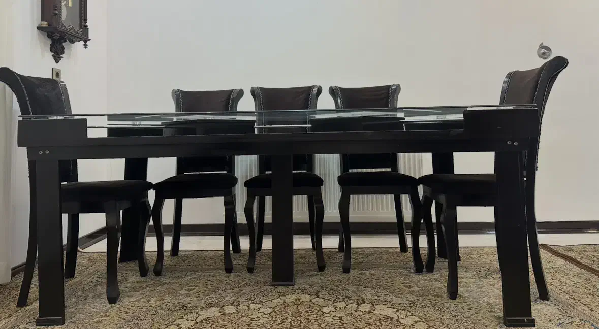 میز ناهار خوری ۸ نفره|میز و صندلی غذاخوری|مینودشت, |دیوار