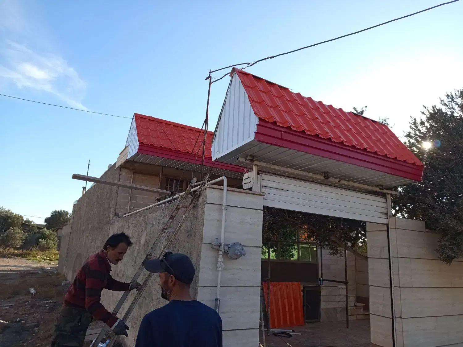 شیروانی کوبی و جوشکاری اسکلت|خدمات پیشه و مهارت|قزوین, |دیوار