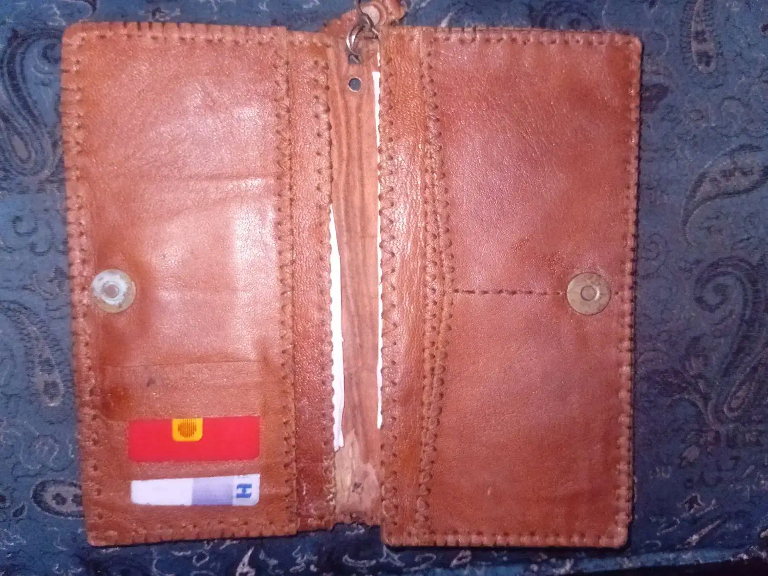 کیف پول تمام چرم خالص دوخت دستی درحد|کیف، کفش، کمربند|قدس, شهرقدس|دیوار