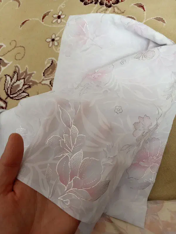 یک قواره چادر عروس نو|لباس|مبارکه, |دیوار