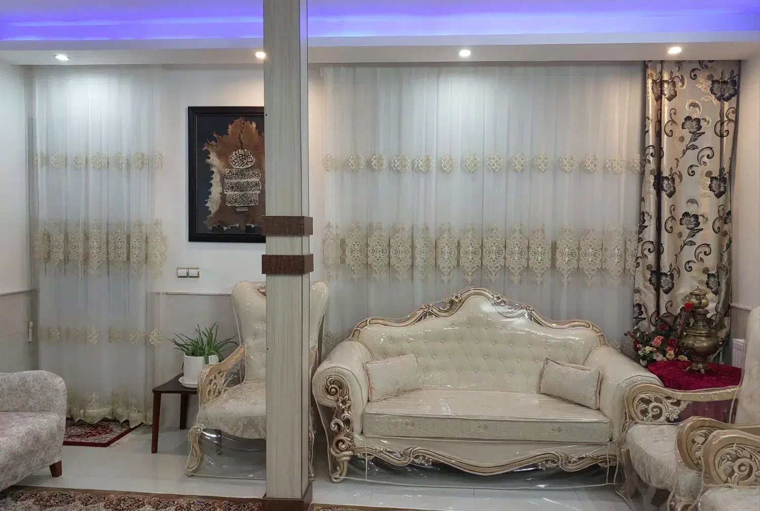 پرده سالن پذیرایی|پرده، رانر، رومیزی|ساوه, |دیوار