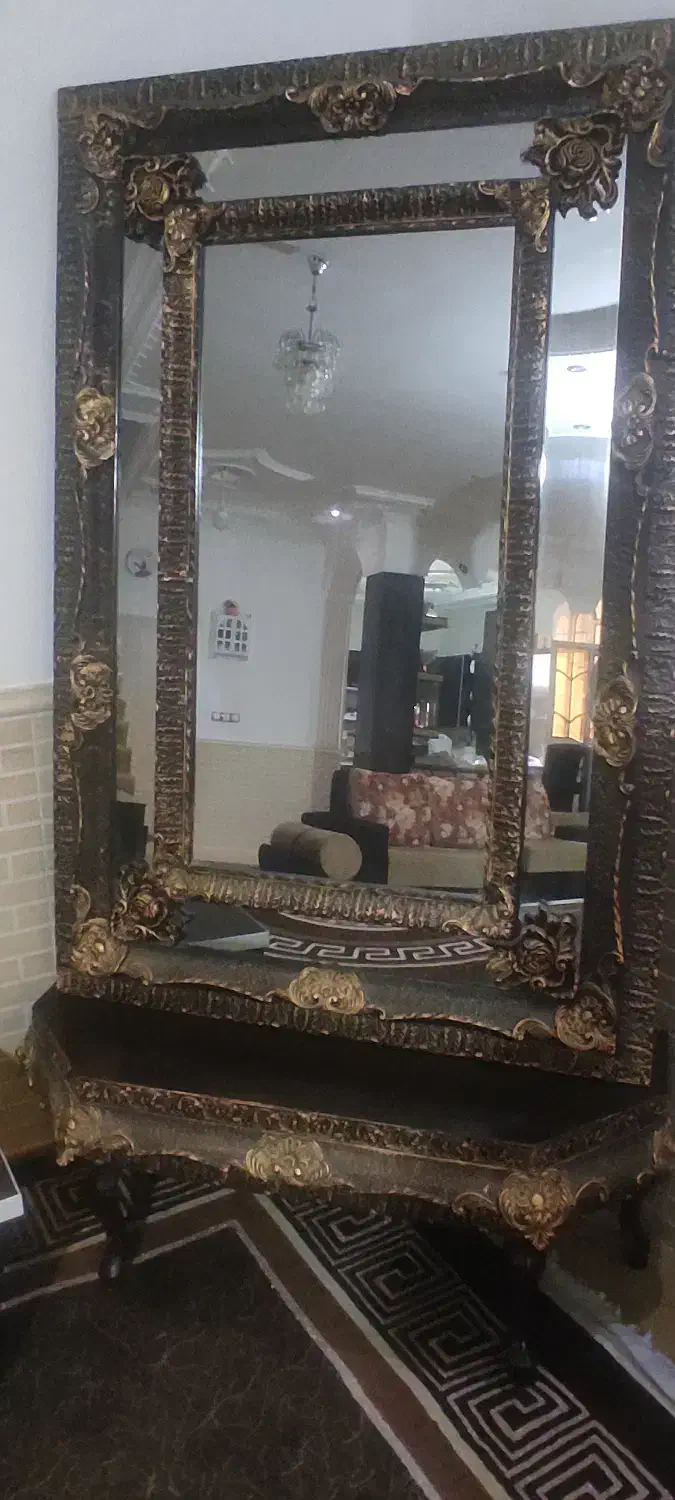 آینه‌ی شیک دکوری|آینه|نورآباد ممسنی, |دیوار