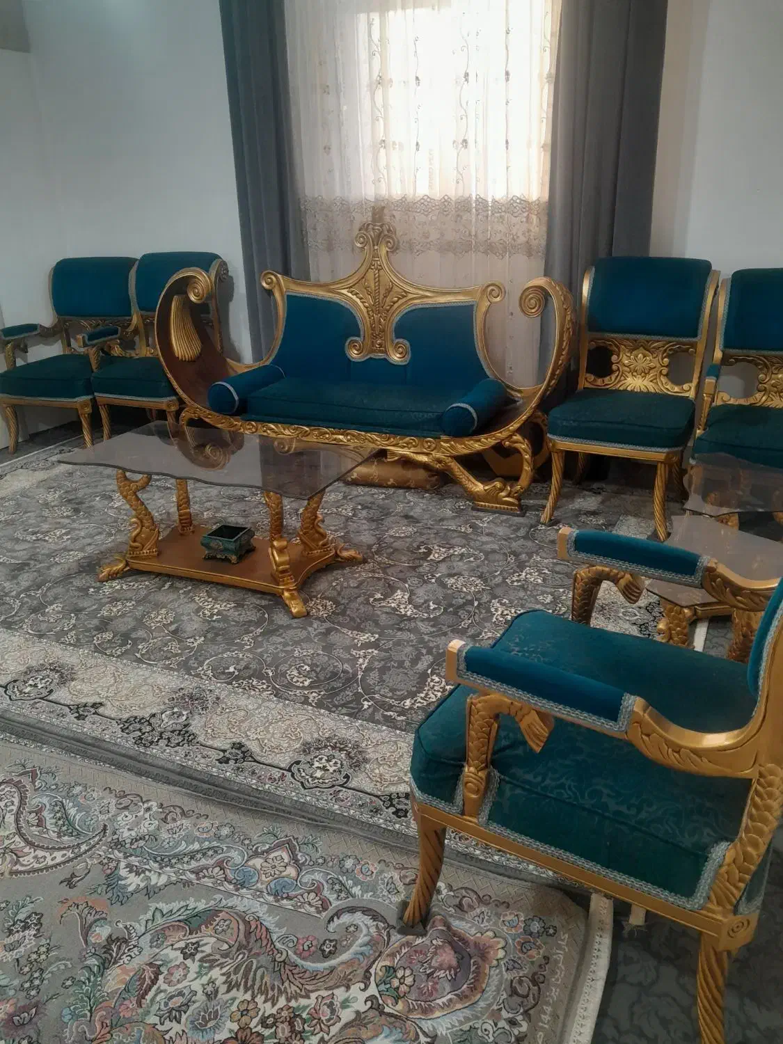 مبل ۹نفره بدون استفاده درحد|مبلمان خانگی و میز عسلی|قدس, شهرقدس|دیوار