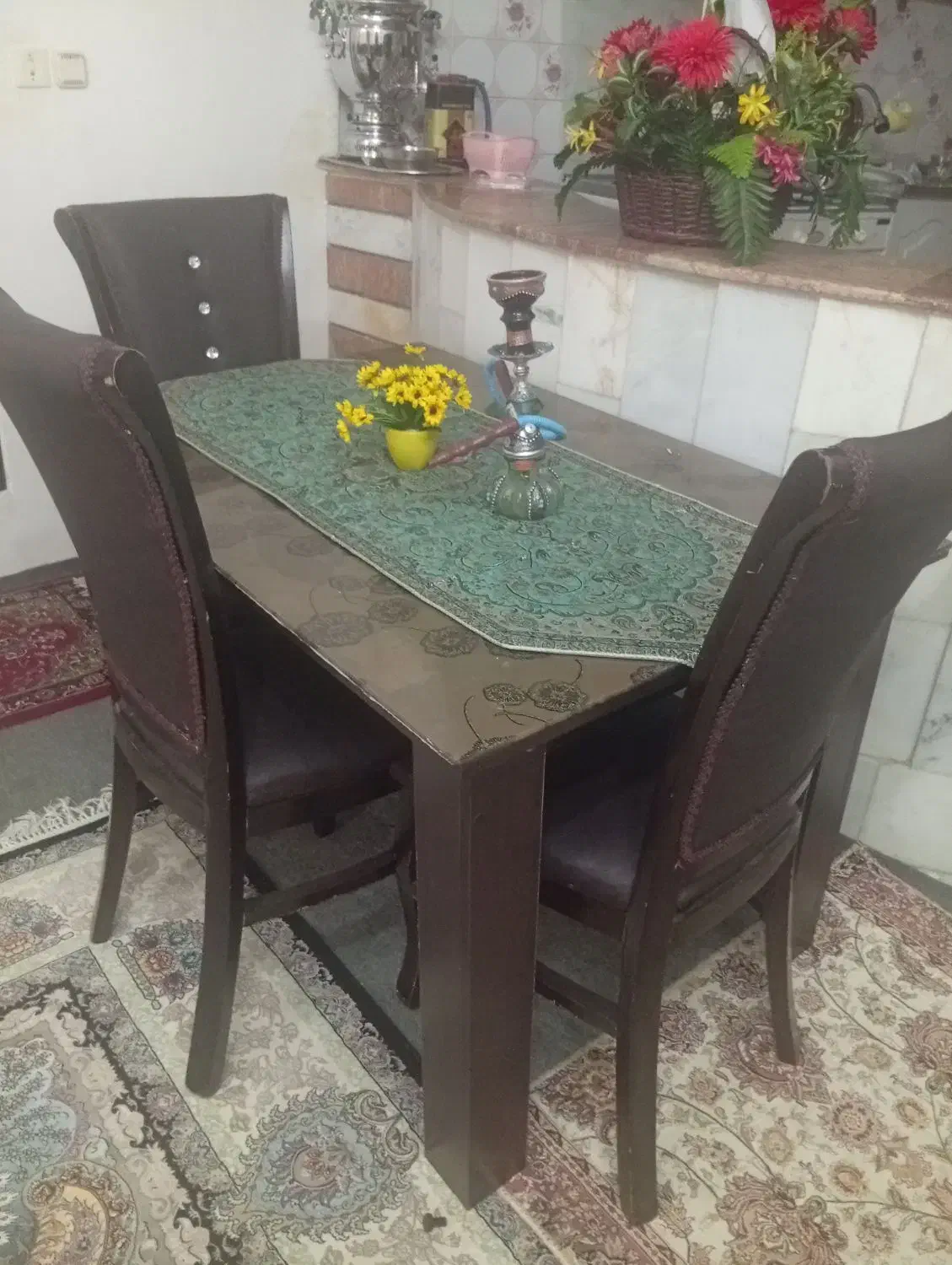 میز غذاخوری 4نفری ۴میلیون|میز و صندلی غذاخوری|ارومیه, |دیوار