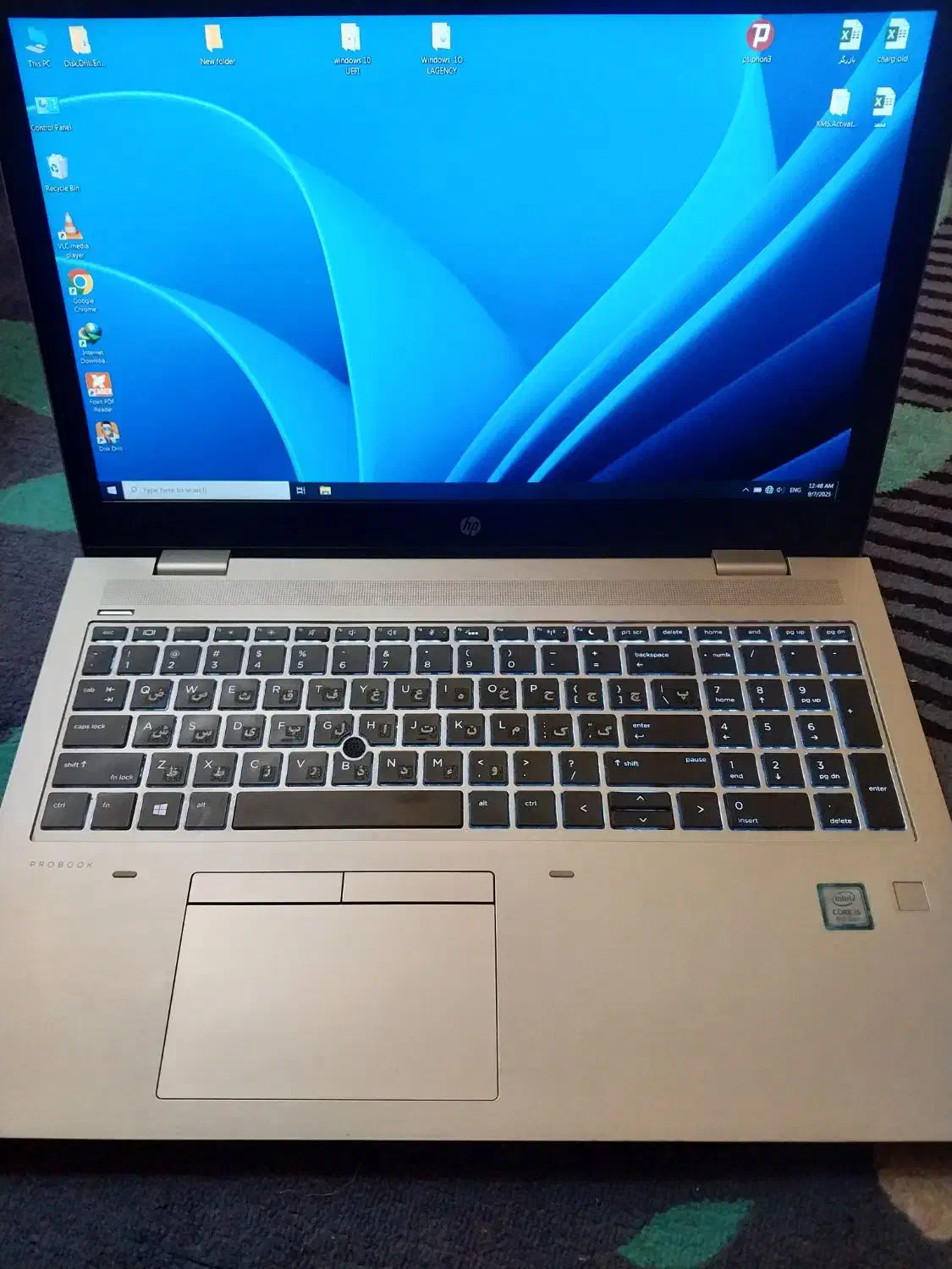 نسلi5-8هاردssd256رم8 HP probook 650 G5|رایانه همراه|شیراز, بعثت|دیوار