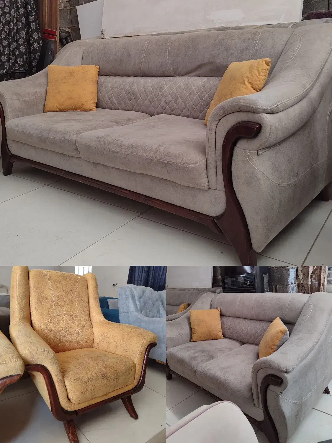 فروش مبل و مبلمان استوک درحد ۷ و ۸ نفره|مبلمان خانگی و میز عسلی|تربت جام, جامی|دیوار