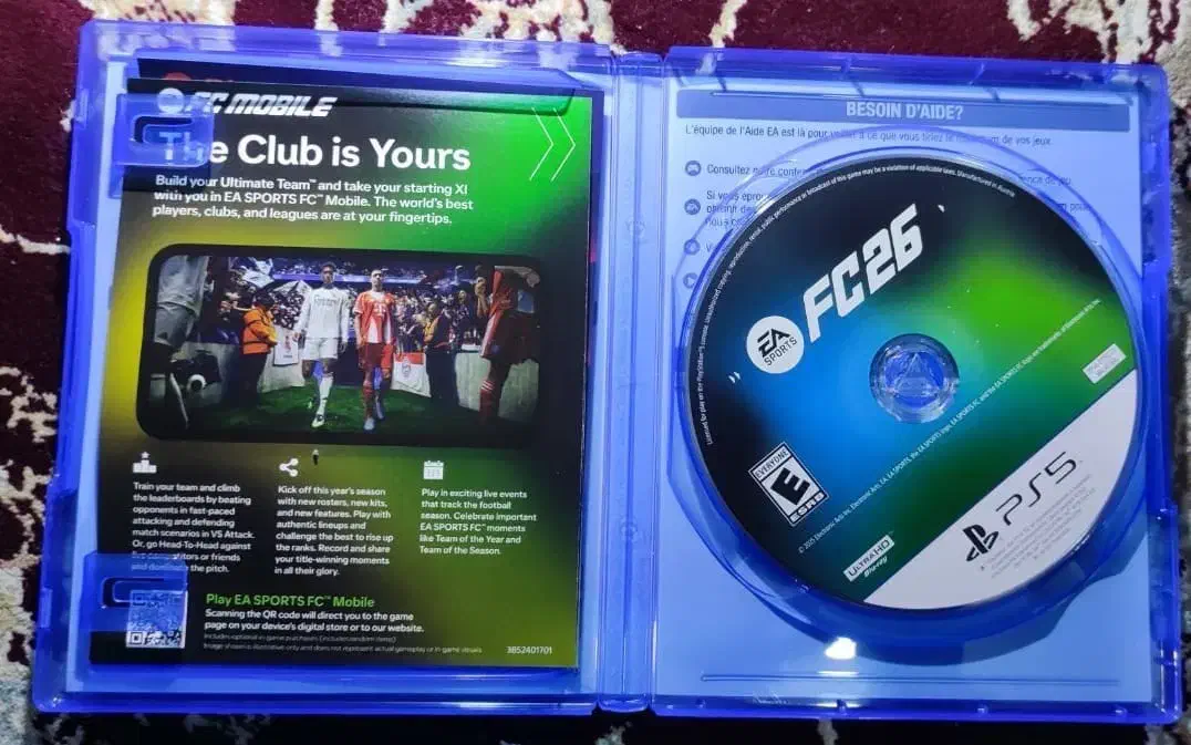 دیسک fc26 نسخه استاندارد|کنسول، بازی ویدئویی و آنلاین|تهران, امانیه|دیوار