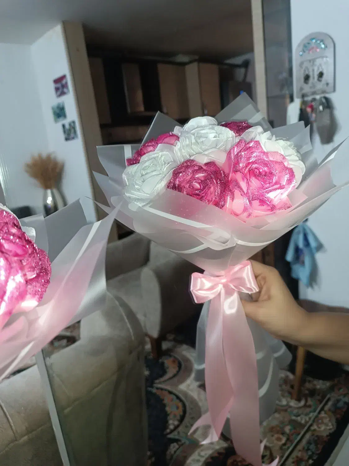 گل‌روبانی روز مادر و روز زن ثبت سفارش از امروز|گل مصنوعی|پیشوا, |دیوار