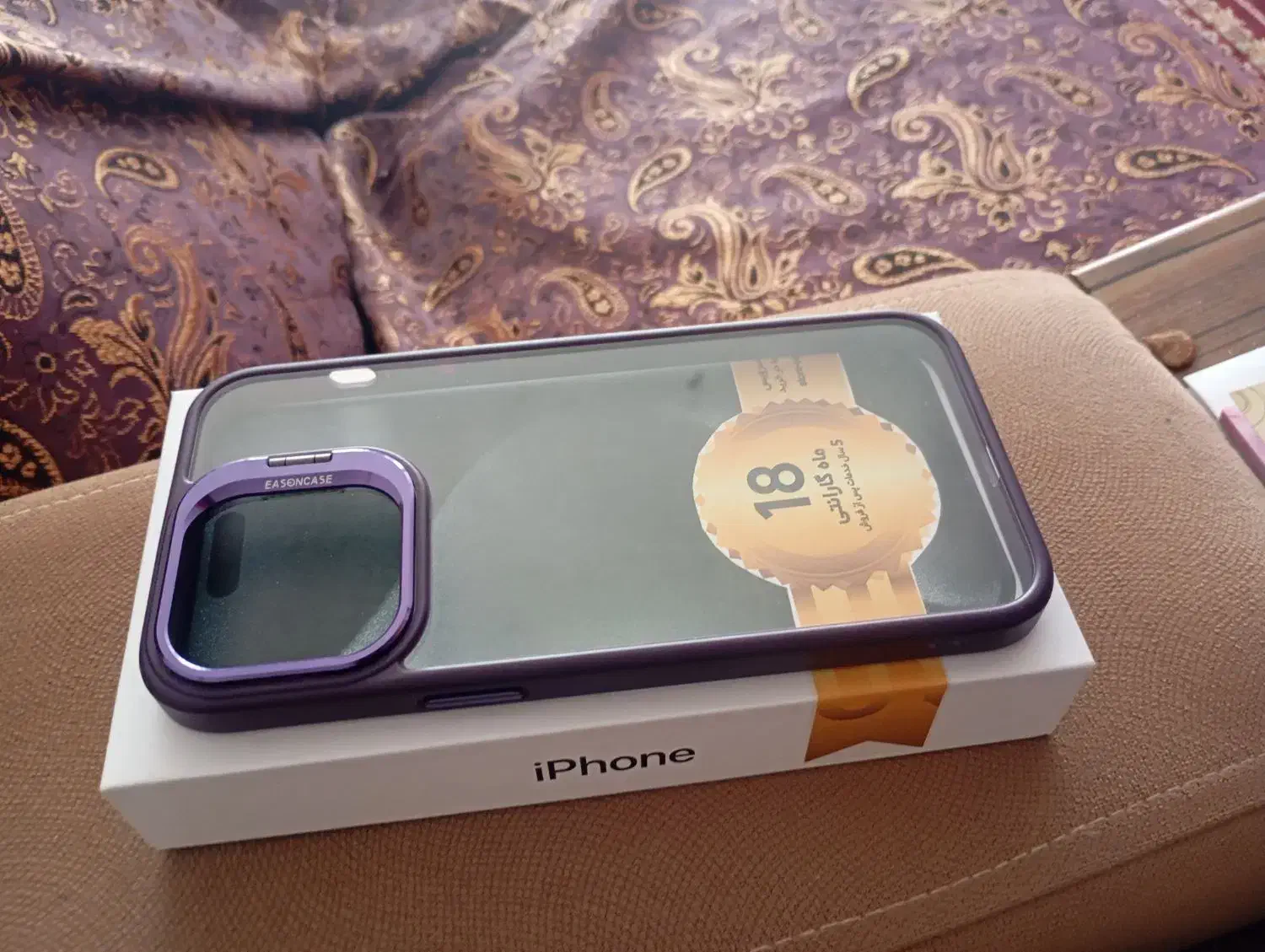 گارد. قاب آیفون 15 و 14 پرومکس نو نو بدون استفاده|لوازم جانبی موبایل و تبلت|نجفآباد, فاز ۲ شهرک آزادگان|دیوار