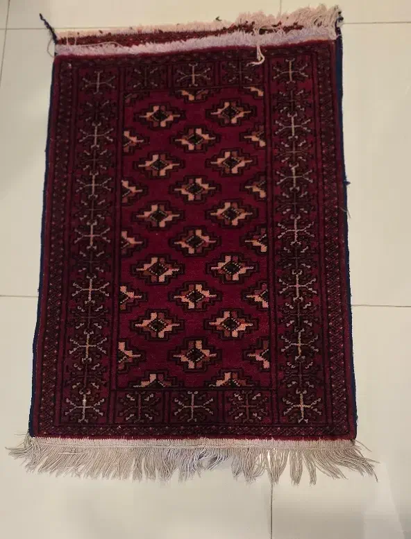 دو عدد قالیچه کوچک دستبافت قدیمی|فرش|کرمانشاه, |دیوار