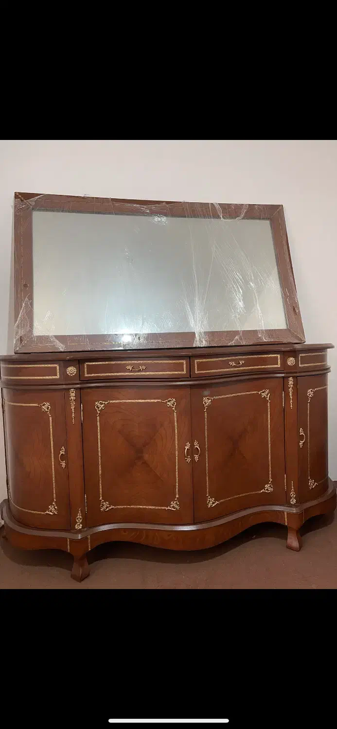 آینه و کنسول تزیینی|بوفه، ویترین، کنسول|تنکابن, |دیوار