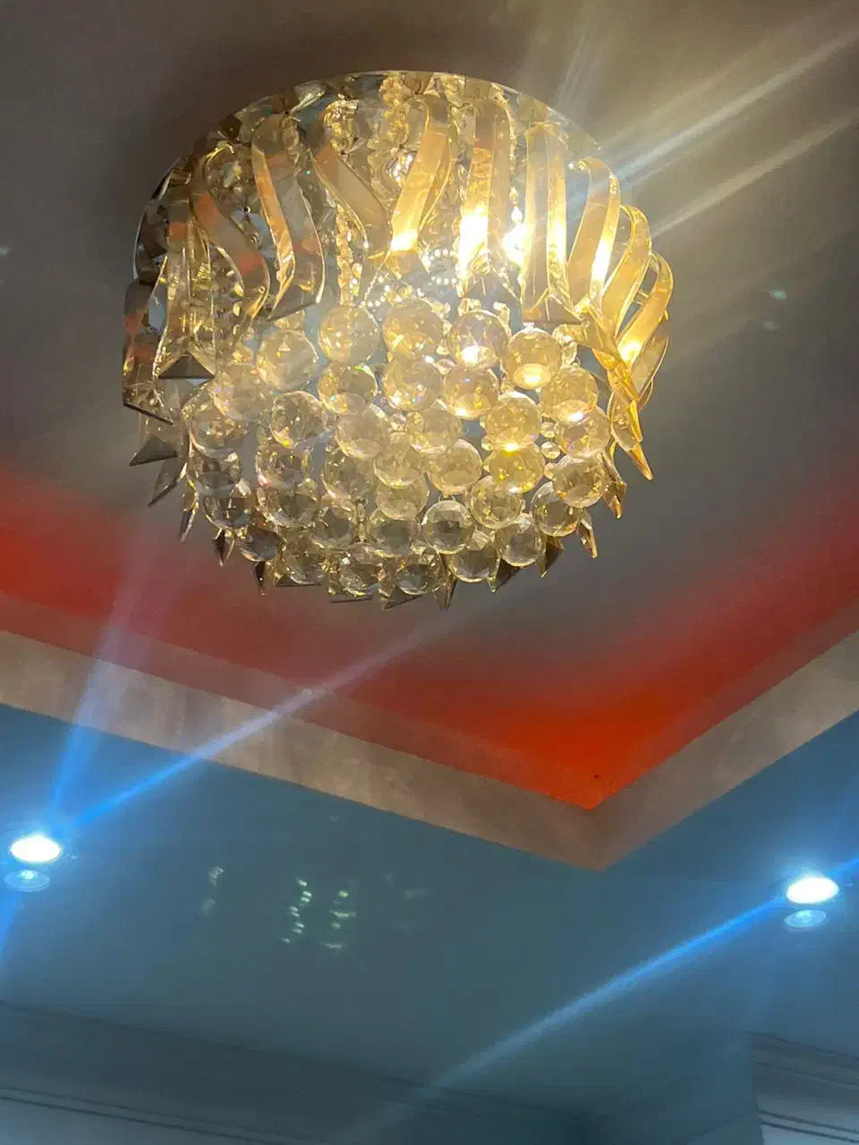 لوستر|لوستر و چراغ آویز|نور, |دیوار