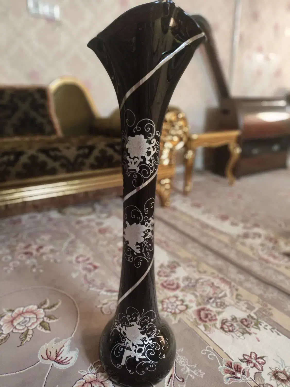 تابلو مذهبی خطاطی برجسته با قاب طلایی شیک و معنوی|تابلو، نقاشی، عکس|مشهد, عسگریه|دیوار