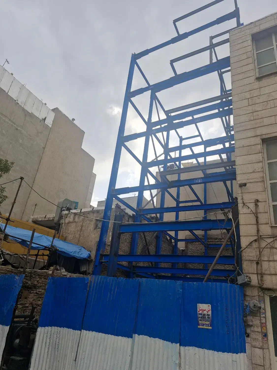 اسکلت فلزی ، اهنگری،سقف کرومیت،سازه نگهبان،باسازی|خدمات پیشه و مهارت|قرچک, زیبا شهر|دیوار