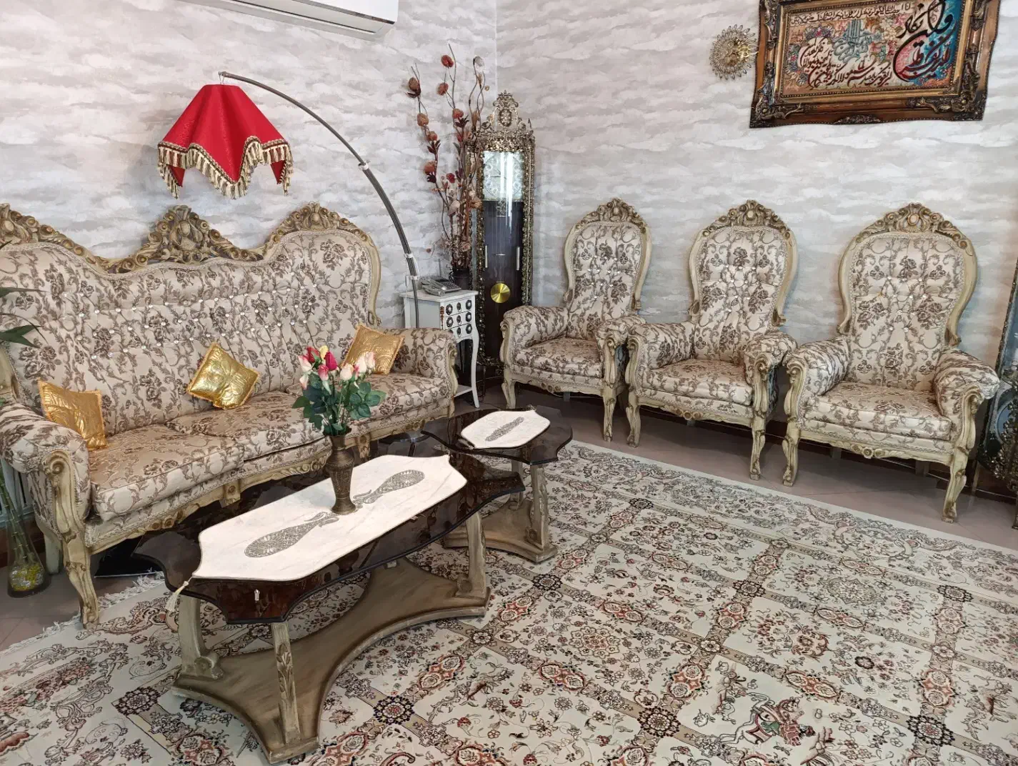 مبل و میز ناهارخوری سلطنتی ترک|مبلمان خانگی و میز عسلی|تنکابن, |دیوار