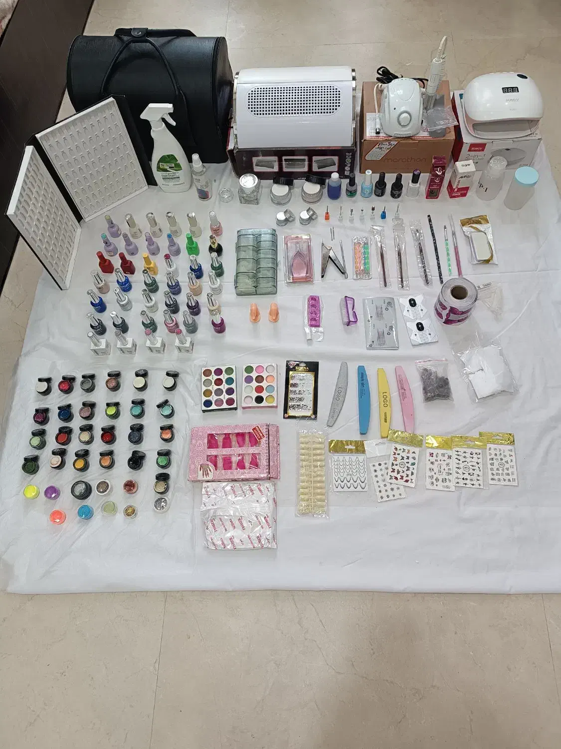 وسایل کاشت ناخن کامل یووی سوهان برقی فن سه موتوره|آرایشی، بهداشتی، درمانی|کرج, شهرک بنفشه|دیوار