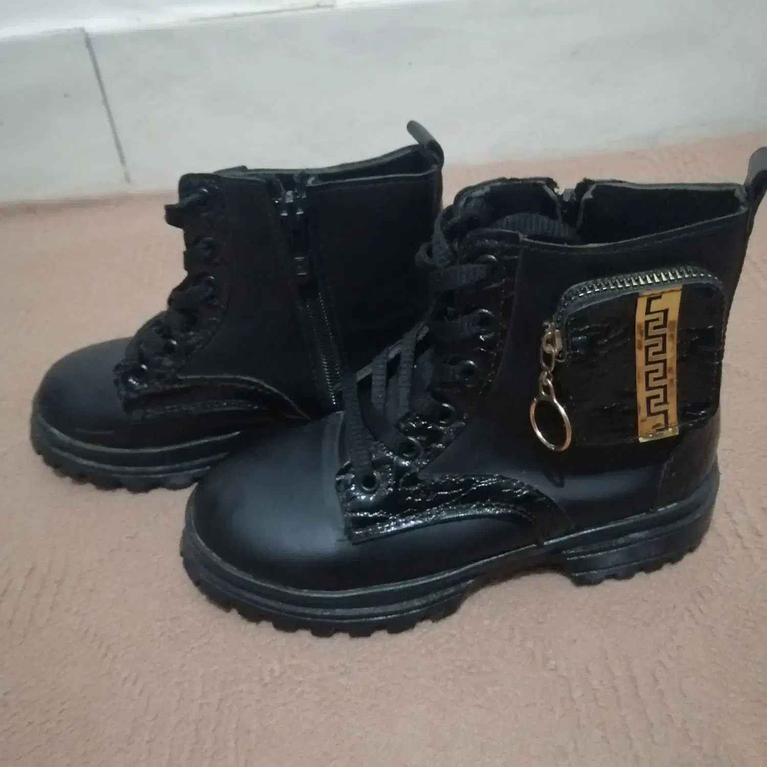 کفش نیم بوت دخترانه سایز 33|کیف، کفش، کمربند|گنبد کاووس, |دیوار