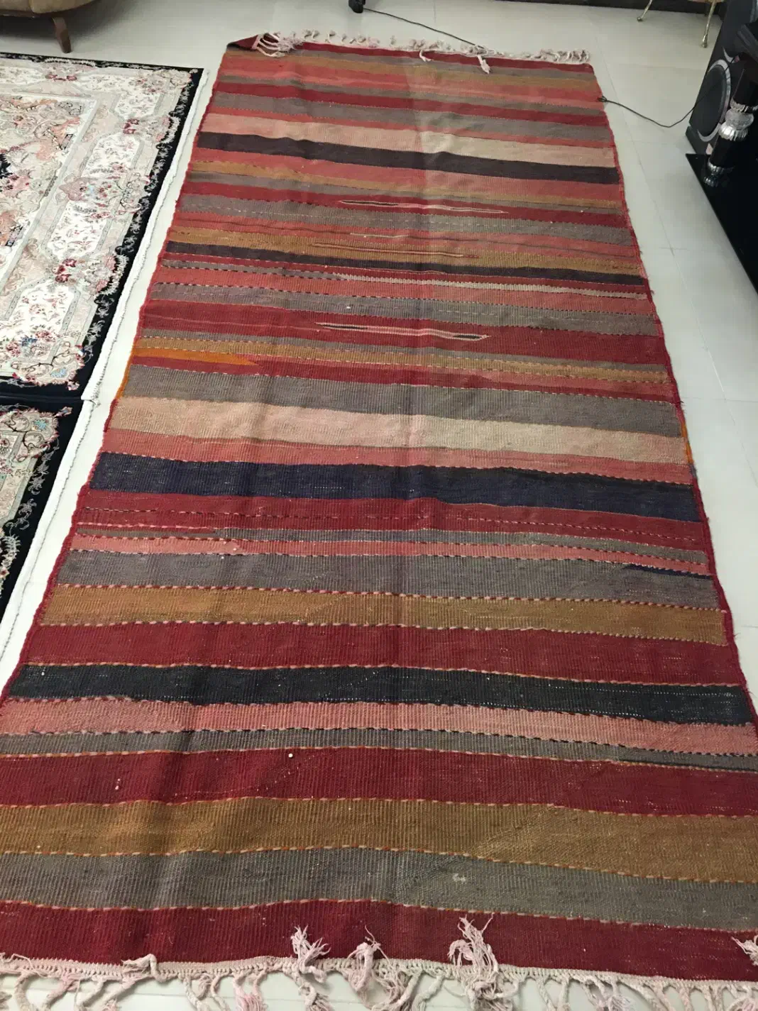 گلیم قدیمی|گلیم، جاجیم، گبه|تبریز, |دیوار