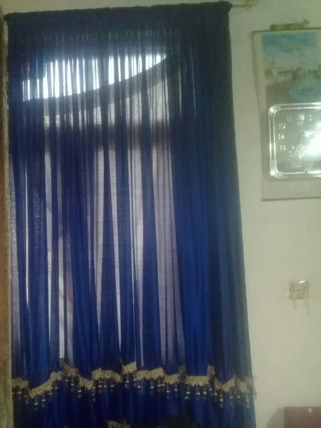 دوعددپرده هرکدام ۷متره دوتاباهم ۱۵۰۰۰۰۰|پرده، رانر، رومیزی|آستانه اشرفیه, |دیوار