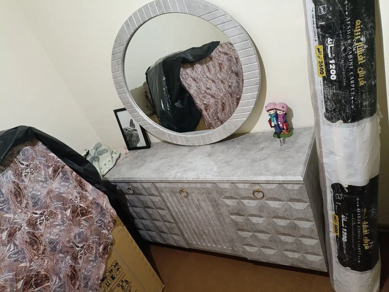 آینه کنسول و میز تلوزیون نو نو|بوفه، ویترین، کنسول|سهند, |دیوار