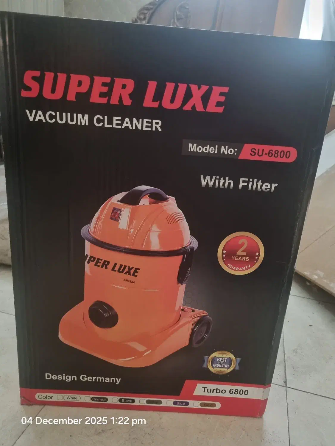 جاروبرقی سوپر لوکس|جاروبرقی، جارو شارژی، بخارشو|تهران, جوادیه|دیوار